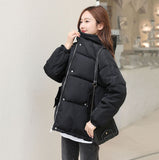 Shipped within 12h Women's Winters Coats 2020 Hooded Winter Bomber Jackets Women Thick Quited Cotton Parka Oversize Loose Jacket