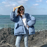 Shipped within 12h Women's Winters Coats 2020 Hooded Winter Bomber Jackets Women Thick Quited Cotton Parka Oversize Loose Jacket