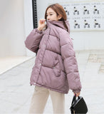 Shipped within 12h Women's Winters Coats 2020 Hooded Winter Bomber Jackets Women Thick Quited Cotton Parka Oversize Loose Jacket