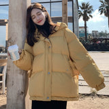 Shipped within 12h Women's Winters Coats 2020 Hooded Winter Bomber Jackets Women Thick Quited Cotton Parka Oversize Loose Jacket