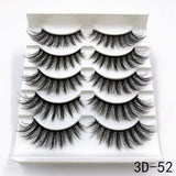 Mink Eyelashes 5 Pairs 3D mink Lashes Handmade Natural False eyelashes Eyelash Extension Beauty Makeup False eye lashes Extended