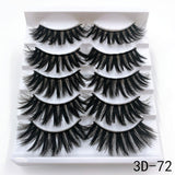 Mink Eyelashes 5 Pairs 3D mink Lashes Handmade Natural False eyelashes Eyelash Extension Beauty Makeup False eye lashes Extended