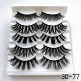 Mink Eyelashes 5 Pairs 3D mink Lashes Handmade Natural False eyelashes Eyelash Extension Beauty Makeup False eye lashes Extended