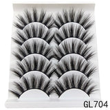 Mink Eyelashes 5 Pairs 3D mink Lashes Handmade Natural False eyelashes Eyelash Extension Beauty Makeup False eye lashes Extended