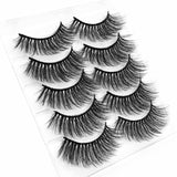 Mink Eyelashes 5 Pairs 3D mink Lashes Handmade Natural False eyelashes Eyelash Extension Beauty Makeup False eye lashes Extended