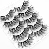 Mink Eyelashes 5 Pairs 3D mink Lashes Handmade Natural False eyelashes Eyelash Extension Beauty Makeup False eye lashes Extended