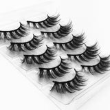 Mink Eyelashes 5 Pairs 3D mink Lashes Handmade Natural False eyelashes Eyelash Extension Beauty Makeup False eye lashes Extended
