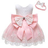 LZH Winter Baby Girls Dress Newborn Lace Princess Dresses For Baby 1st Year Birthday Dress Christmas Costume Infant Party Dress