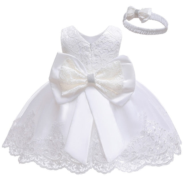 LZH Winter Baby Girls Dress Newborn Lace Princess Dresses For Baby 1st Year Birthday Dress Christmas Costume Infant Party Dress