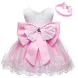 LZH Winter Baby Girls Dress Newborn Lace Princess Dresses For Baby 1st Year Birthday Dress Christmas Costume Infant Party Dress