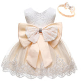 LZH Winter Baby Girls Dress Newborn Lace Princess Dresses For Baby 1st Year Birthday Dress Christmas Costume Infant Party Dress