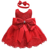 LZH Winter Baby Girls Dress Newborn Lace Princess Dresses For Baby 1st Year Birthday Dress Christmas Costume Infant Party Dress