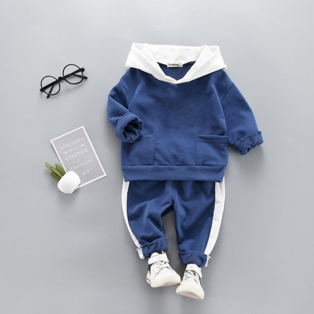 LZH Infant Clothing 2020 Autumn Winter Clothes For Newborn Baby Boys Clothes Set Hoodie+Pants 2pcs Outfit Kids Costume Baby Suit