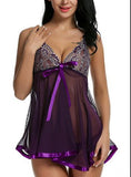 Newest Arrival Plus Size Women Ladies Sexy Nightwear Lace Dress Lingerie Underwear G-string Sleepwear
