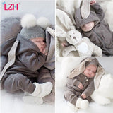 LZH Infant Clothing Baby Boys Clothes Autumn Winter Newborn Baby Rompers For Baby Girls Jumpsuit Christmas Baby Costume 0-2 Year