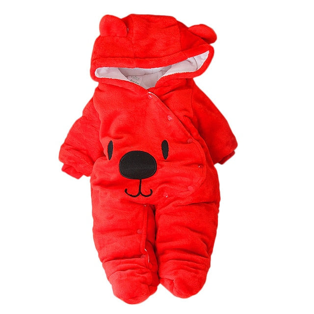 LZH Baby Winter Clothes Newborn Baby Girls Overall Autumn Baby Romper For Baby Boys Jumpsuit Christmas Costume Infant Clothing