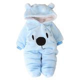LZH Baby Winter Clothes Newborn Baby Girls Overall Autumn Baby Romper For Baby Boys Jumpsuit Christmas Costume Infant Clothing