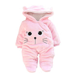 LZH Baby Winter Clothes Newborn Baby Girls Overall Autumn Baby Romper For Baby Boys Jumpsuit Christmas Costume Infant Clothing