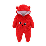 LZH Baby Winter Clothes Newborn Baby Girls Overall Autumn Baby Romper For Baby Boys Jumpsuit Christmas Costume Infant Clothing