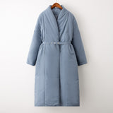 New Design 2020 Women Winter Thick Coat Warm Parka Water proof Maxi Long Puffer with Belt Oversized Casual Outerwear