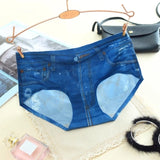 Sexy thong thin soft breathable ice silk leopard underwear panties women's seamless t-back low-rise erotic lingerie G-strip
