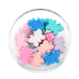LOFCA 5pcs Cute Silicone Beads Food Grade Raccoon Teether Animal BPA-Free  Baby Teething Toy Pacifier Chain Accessories