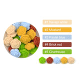 LOFCA 5pcs Cute Silicone Beads Food Grade Raccoon Teether Animal BPA-Free  Baby Teething Toy Pacifier Chain Accessories