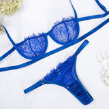 Ellolace Lingerie Women's Underwear Set Sexy Lace Erotic Lingerie Set Female Underwear Set Lace Bra Panties Underwear Women