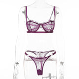 Ellolace Lingerie Women's Underwear Set Sexy Lace Erotic Lingerie Set Female Underwear Set Lace Bra Panties Underwear Women