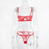 Ellolace Lingerie Women's Underwear Set Sexy Lace Erotic Lingerie Set Female Underwear Set Lace Bra Panties Underwear Women
