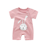 Infant jumpsuit summer romper animal print girl boy cotton suit newborn climbing cartoon rompers cheap stuff baby products
