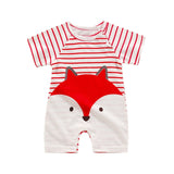 Infant jumpsuit summer romper animal print girl boy cotton suit newborn climbing cartoon rompers cheap stuff baby products