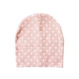 Autumn Winter Unisex Kids Printing Cotton Beanie Caps For Boys And Girls Heart Dot Baby Hats Bonnet Children's Accessories