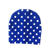 Autumn Winter Unisex Kids Printing Cotton Beanie Caps For Boys And Girls Heart Dot Baby Hats Bonnet Children's Accessories