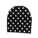 Autumn Winter Unisex Kids Printing Cotton Beanie Caps For Boys And Girls Heart Dot Baby Hats Bonnet Children's Accessories