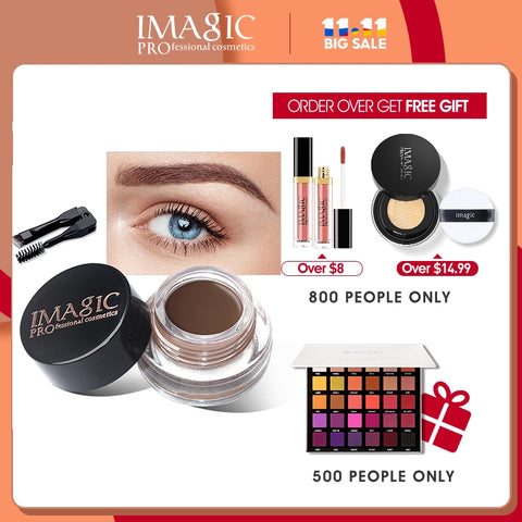 IMAGIC 6 Color Eyebrow Tint Makeup Waterproof Eyebrow Pomade Gel Enhancer Cosmetic Eye Makeup Eye Brow Cream