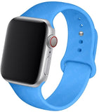 Silicone Strap For Apple Watch band 44mm 40mm 38mm 42mm Rubber belt correa wristband Sport bracelet iWatch serie 3 4 5 se 6 band