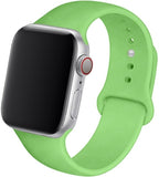 Silicone Strap For Apple Watch band 44mm 40mm 38mm 42mm Rubber belt correa wristband Sport bracelet iWatch serie 3 4 5 se 6 band