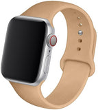 Silicone Strap For Apple Watch band 44mm 40mm 38mm 42mm Rubber belt correa wristband Sport bracelet iWatch serie 3 4 5 se 6 band