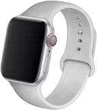 Silicone Strap For Apple Watch band 44mm 40mm 38mm 42mm Rubber belt correa wristband Sport bracelet iWatch serie 3 4 5 se 6 band