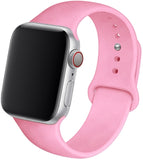 Silicone Strap For Apple Watch band 44mm 40mm 38mm 42mm Rubber belt correa wristband Sport bracelet iWatch serie 3 4 5 se 6 band