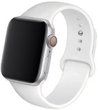 Silicone Strap For Apple Watch band 44mm 40mm 38mm 42mm Rubber belt correa wristband Sport bracelet iWatch serie 3 4 5 se 6 band