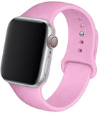 Silicone Strap For Apple Watch band 44mm 40mm 38mm 42mm Rubber belt correa wristband Sport bracelet iWatch serie 3 4 5 se 6 band