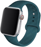 Silicone Strap For Apple Watch band 44mm 40mm 38mm 42mm Rubber belt correa wristband Sport bracelet iWatch serie 3 4 5 se 6 band