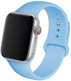 Silicone Strap For Apple Watch band 44mm 40mm 38mm 42mm Rubber belt correa wristband Sport bracelet iWatch serie 3 4 5 se 6 band