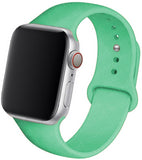 Silicone Strap For Apple Watch band 44mm 40mm 38mm 42mm Rubber belt correa wristband Sport bracelet iWatch serie 3 4 5 se 6 band