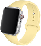 Silicone Strap For Apple Watch band 44mm 40mm 38mm 42mm Rubber belt correa wristband Sport bracelet iWatch serie 3 4 5 se 6 band