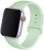 Silicone Strap For Apple Watch band 44mm 40mm 38mm 42mm Rubber belt correa wristband Sport bracelet iWatch serie 3 4 5 se 6 band