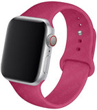 Silicone Strap For Apple Watch band 44mm 40mm 38mm 42mm Rubber belt correa wristband Sport bracelet iWatch serie 3 4 5 se 6 band