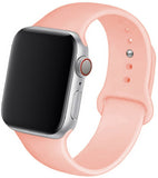 Silicone Strap For Apple Watch band 44mm 40mm 38mm 42mm Rubber belt correa wristband Sport bracelet iWatch serie 3 4 5 se 6 band